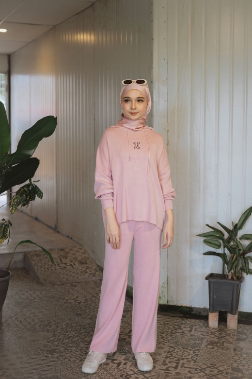 Ariana  Knit Set - rose